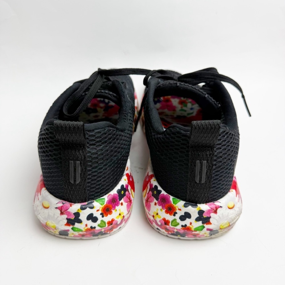 Nobull Black Floral Mesh Sneakers Size 11 - Picture 4 of 7